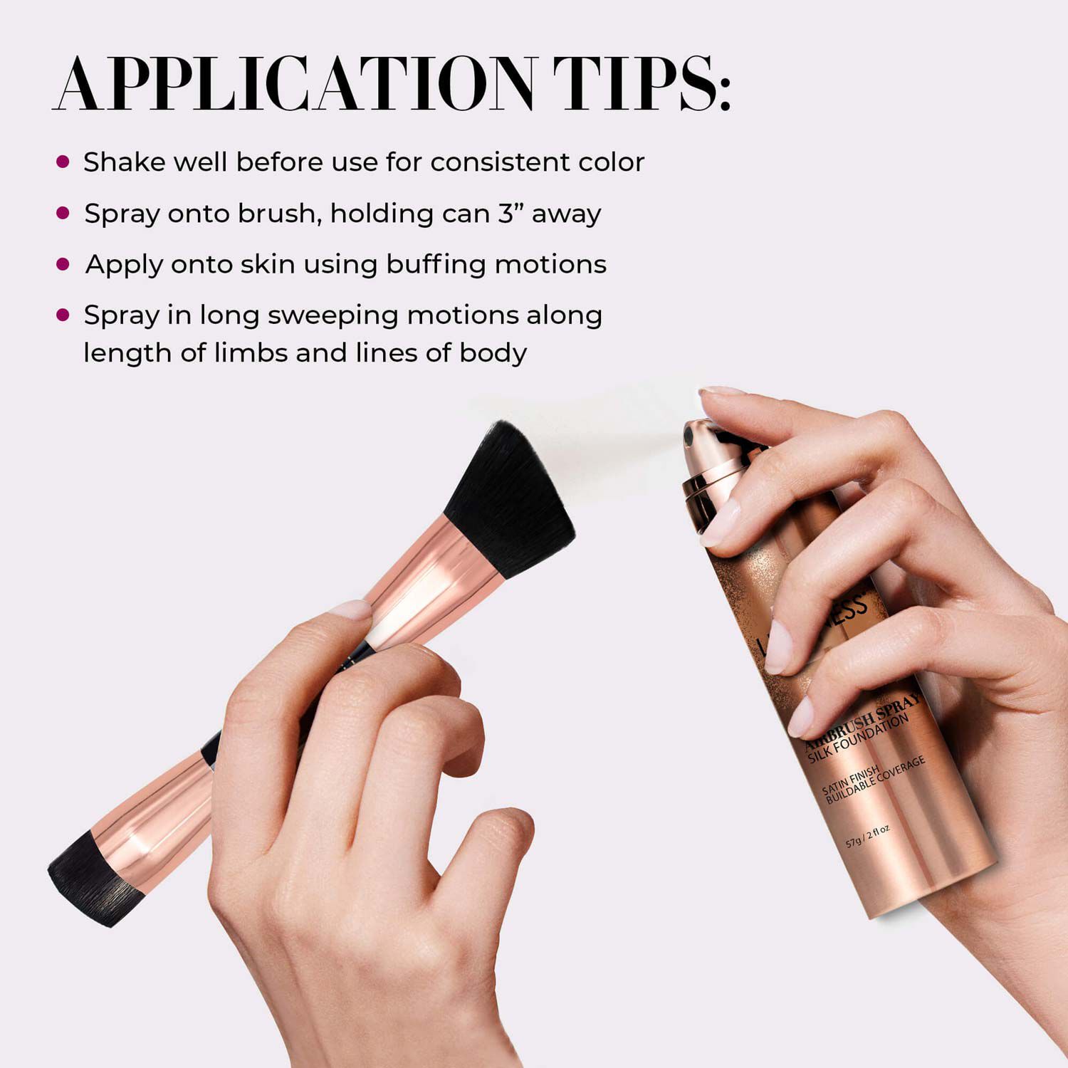 LUMINESS LAUNCHES SPRAY FOUNDATION FOR A FLAWLESS AIRBRUSH FINISH