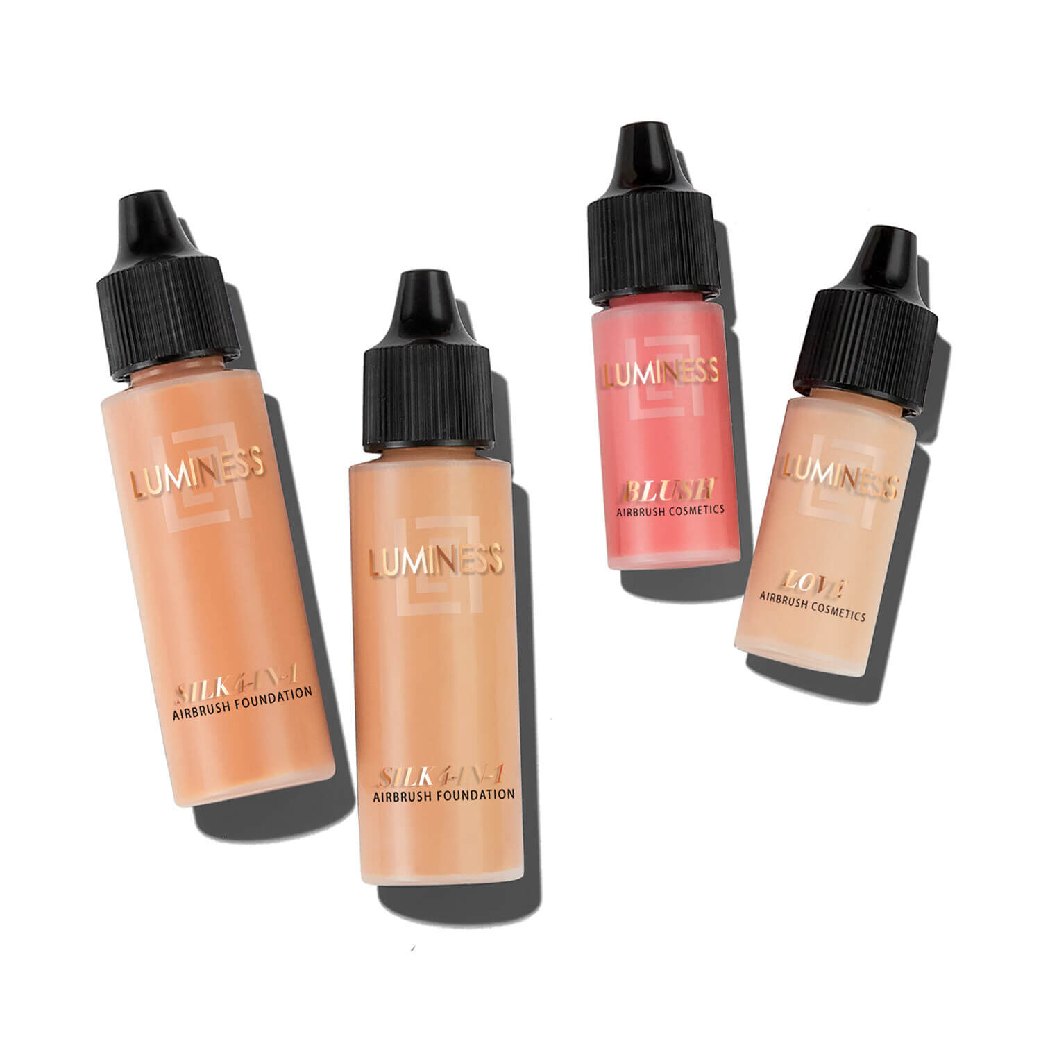Luminess Air Icon Makeup Airbrush System and 4-Piece Foundation Starter Kit | Quick, Easy & Long Lasting Application
